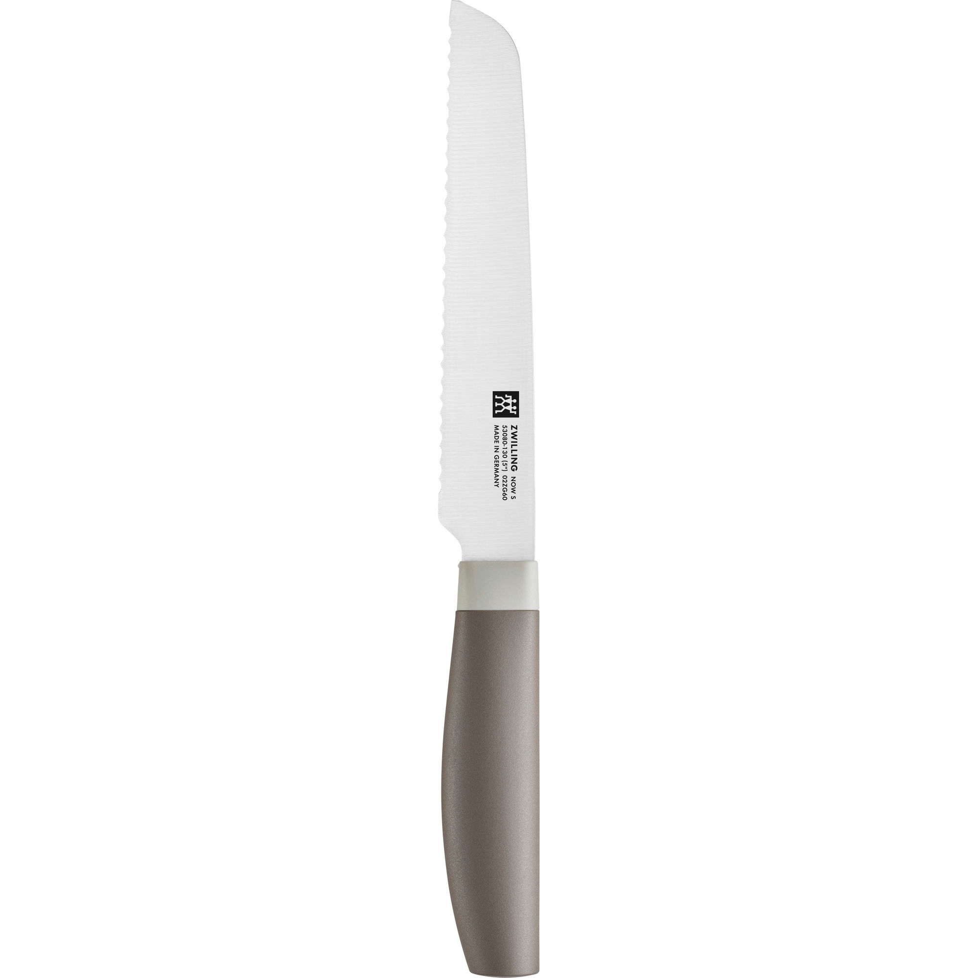 Zwilling - Nóż uniwersalny z ząbkami Now S - 13 cm szary