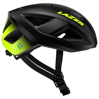 Kask rowerowy LAZER Tonic Kineticore Czarno-żółty Szosowy (rozmiar S)