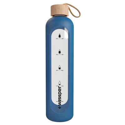 Butelka szklana WESSPER Activemax Crystalline Niebieski