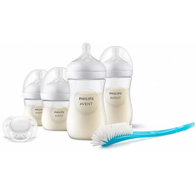 Zestaw butelek PHILIPS Avent Natural SCD838/11 Przezroczysto-biały