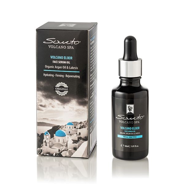 Santo Volcano Spa ujędrniający eliksir - odmładzające serum do twarzy szyi i dekoltu, 30 ml