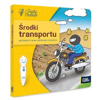Książka Czytaj z Albikiem Środki transportu Lucie Krystlíková (twarda okładka)