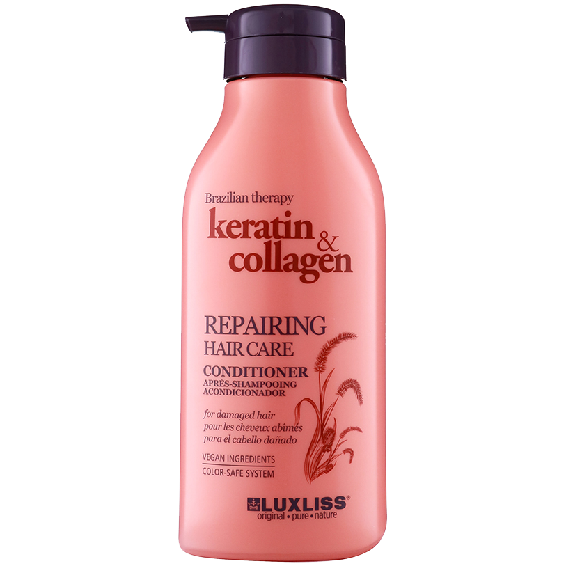 Luxliss Keratin & Collagen naprawcza odżywka do włosów, 500 ml