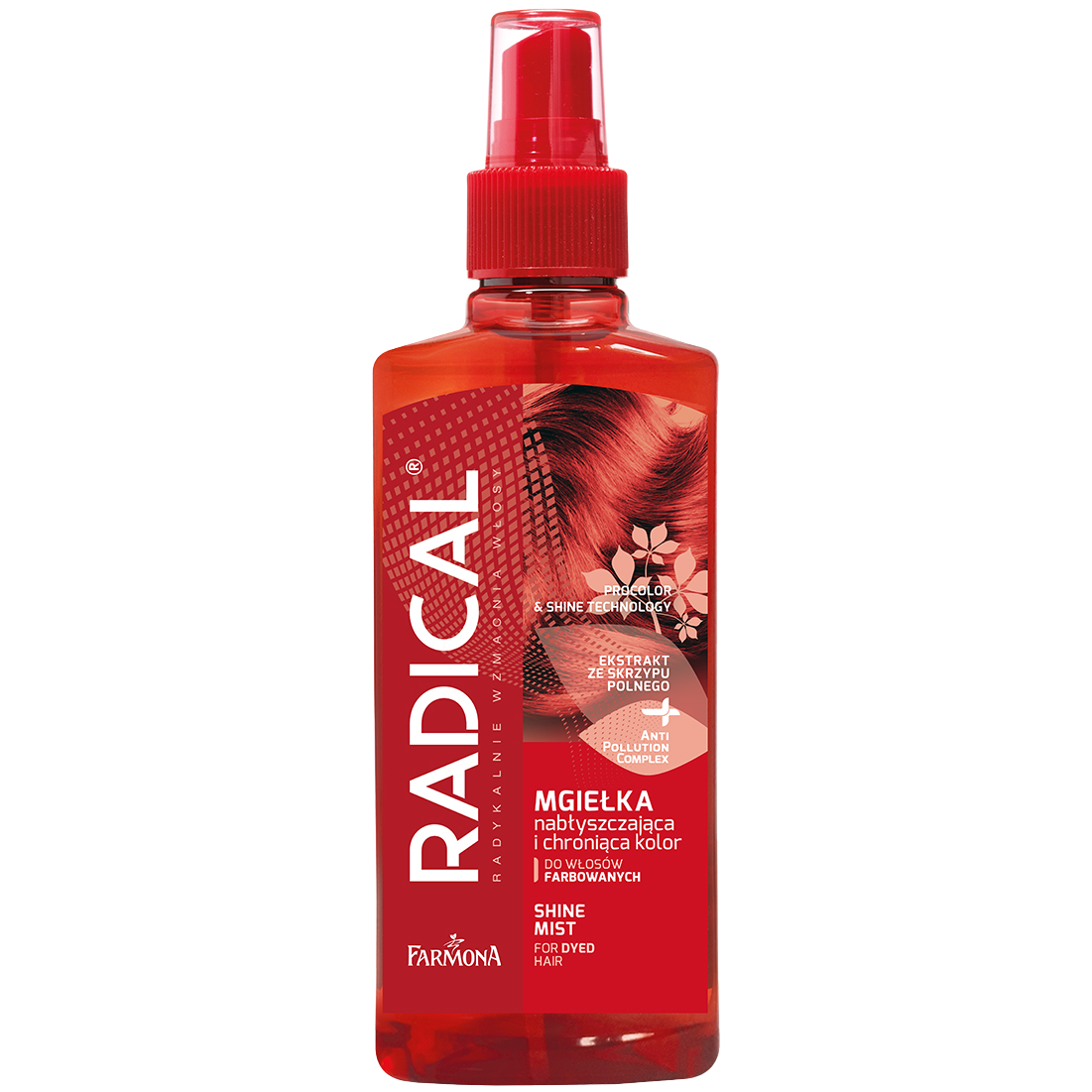 Radical Chroniący Kolor mgiełka nabłyszczająca do włosów farbowanych, 200 ml