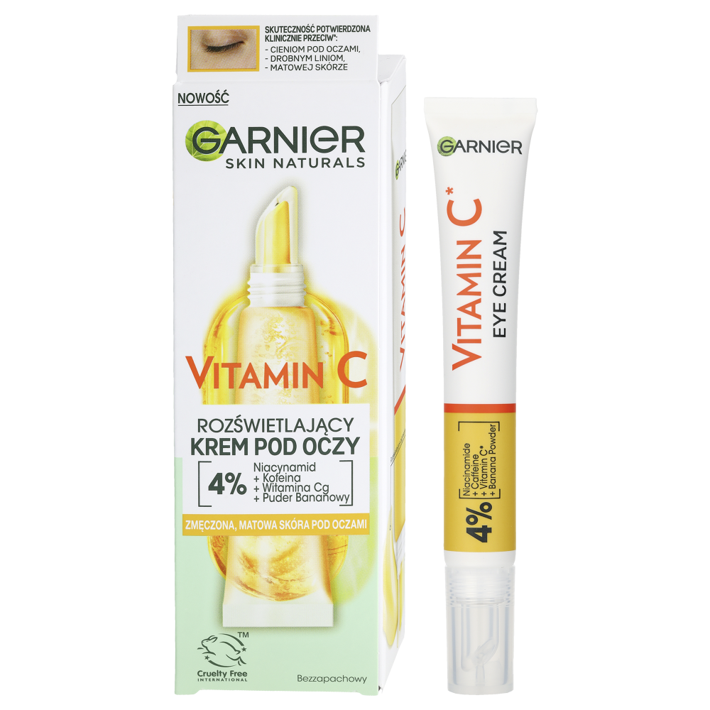 Garnier Vitamin C rozświetlający krem pod oczy, 15 ml