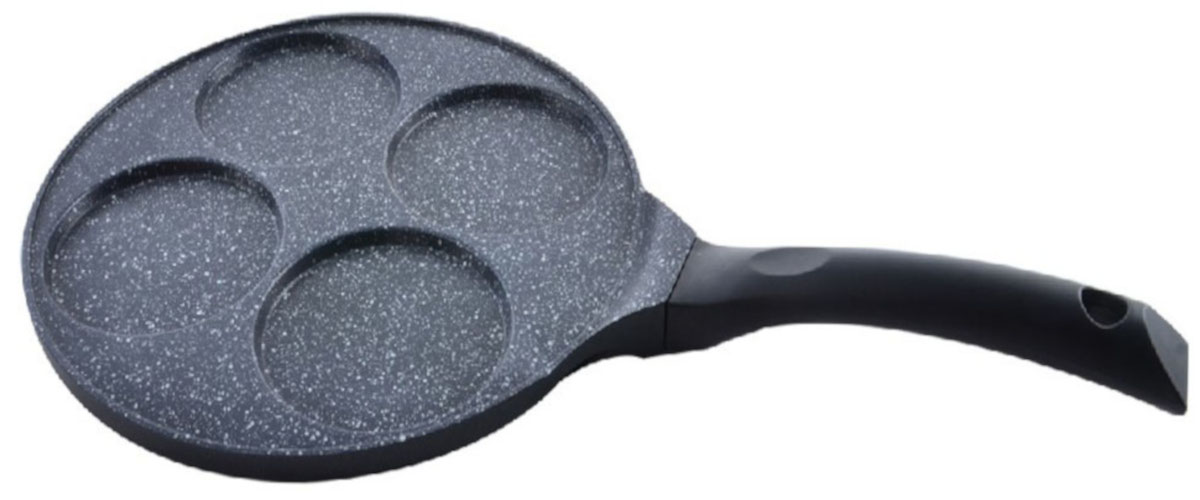 Orion - Patelnia do jajek placków granitowa 27 cm