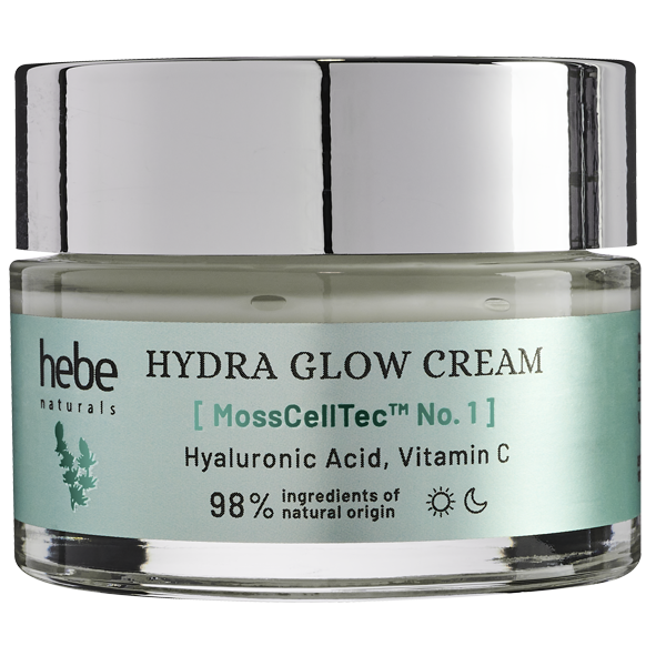 Hebe Naturals Hydra Glow Cream nawilżająco-rozświetlający krem do twarzy, 50 ml