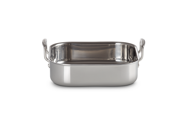 Le Creuset - 3-ply Kwadratowa brytfanna do zapiekania stal nierdzewna