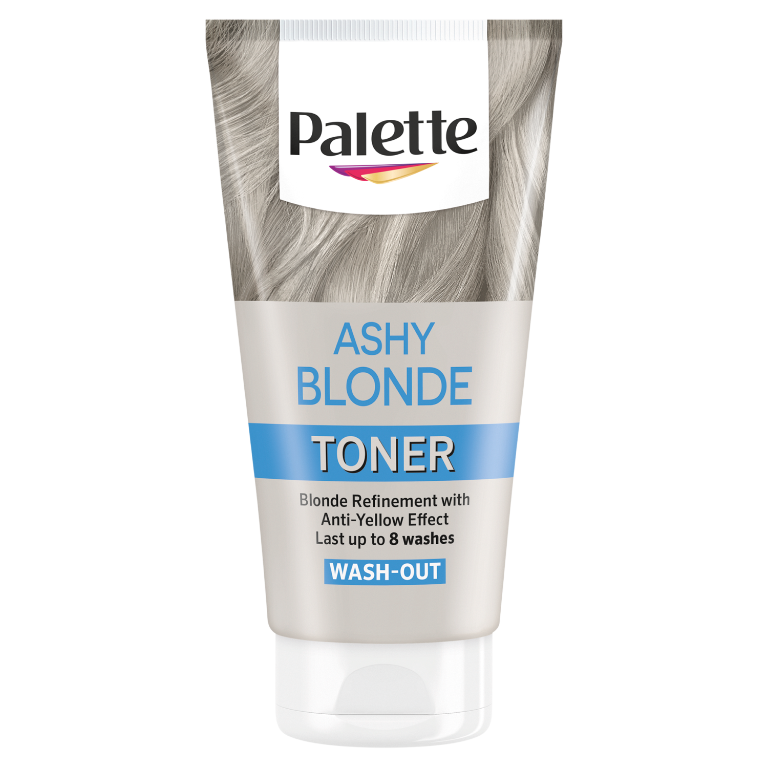 Palette Ashy Blonde toner do włosów przeciwko żółtym tonom, 150 ml