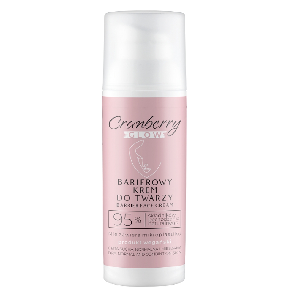 Cranberry Glow barierowy krem do twarzy, 50 ml
