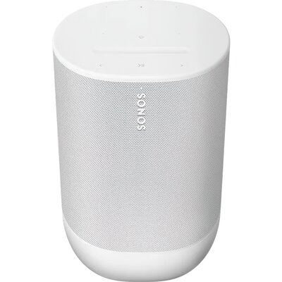 Głośnik Multiroom/Bluetooth SONOS Move 2 Biały, Wi-Fi, BT, AirPlay2, Bateria 24 godziny, Trueplay™, Sterowanie dotykowe, IPX56