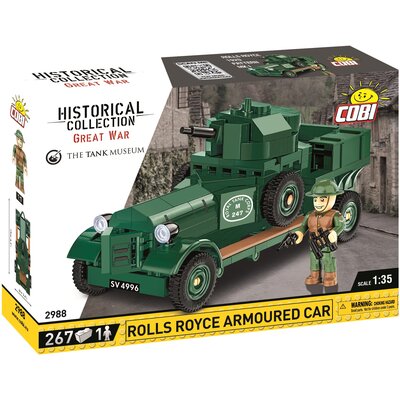 Klocki plastikowe COBI Historical Collection Great War Rolls-Royce Armoured Car 1920 Pattern Mk I COBI-2988