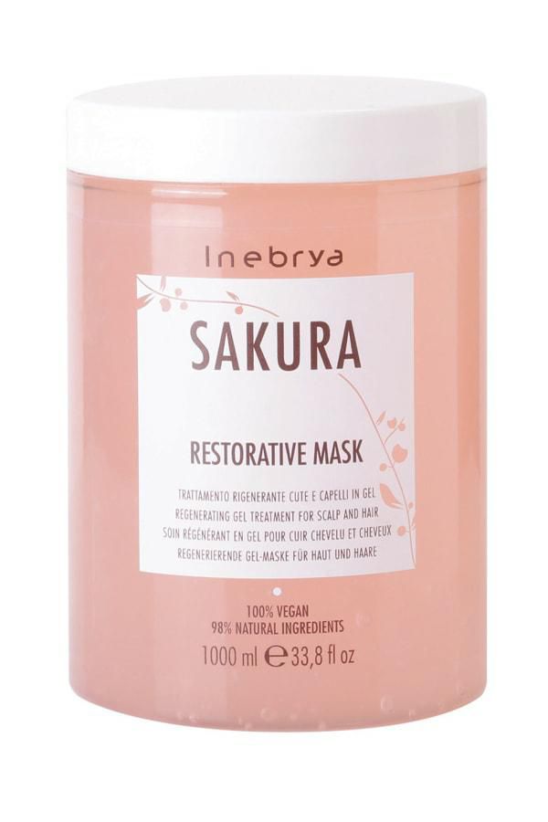 Inebrya Sakura wzmacniająca maska do włosów, 1000 ml