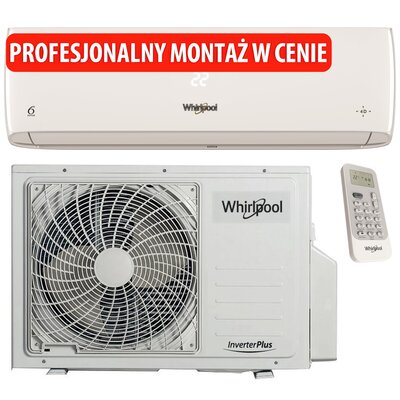 Klimatyzator Split, Pompa ciepła powietrze - powietrze WHIRLPOOL SPICR312W z usługą montażu