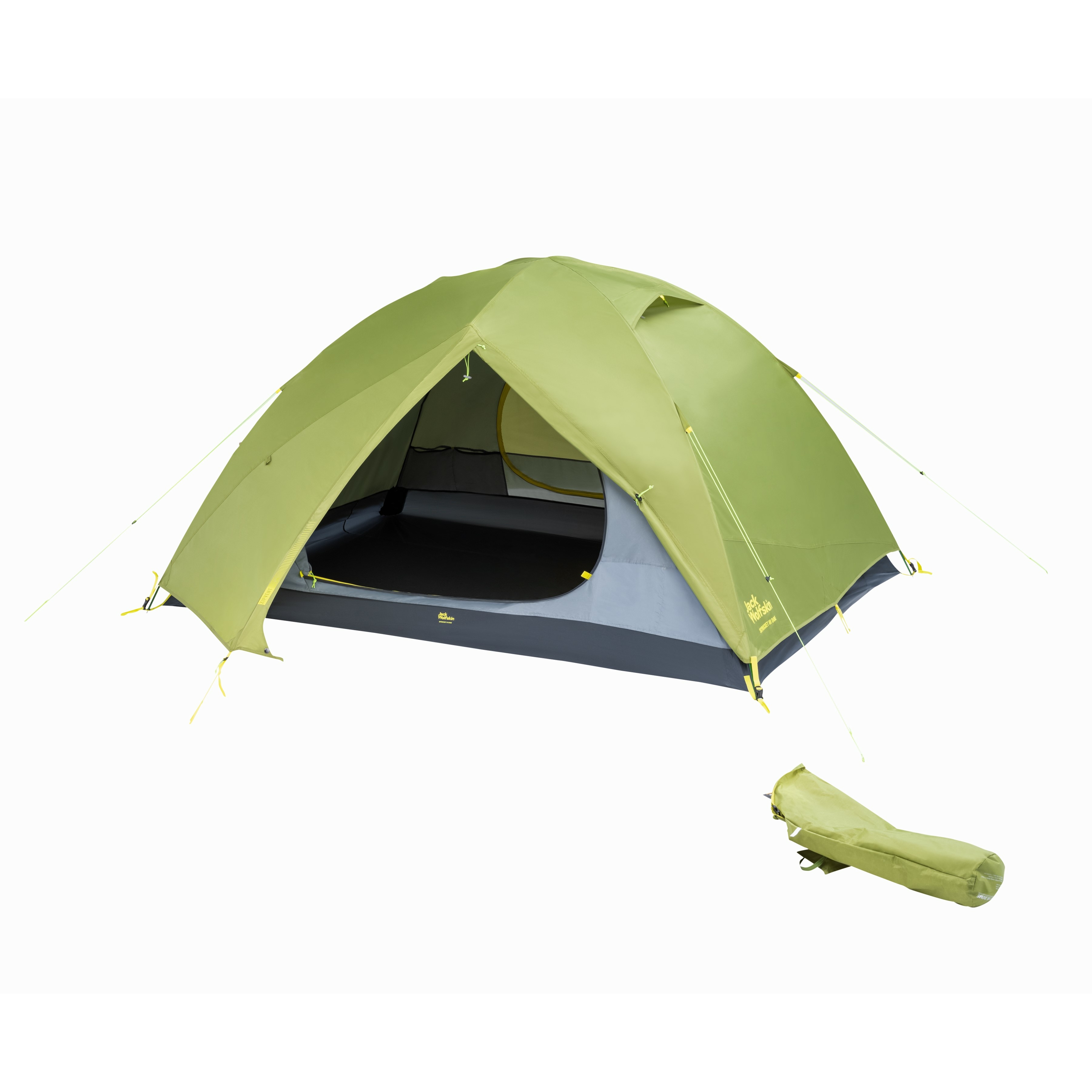Namiot turystyczny dla 3 osób Jack Wolfskin SKYROCKET III DOME ginkgo green - ONE SIZE