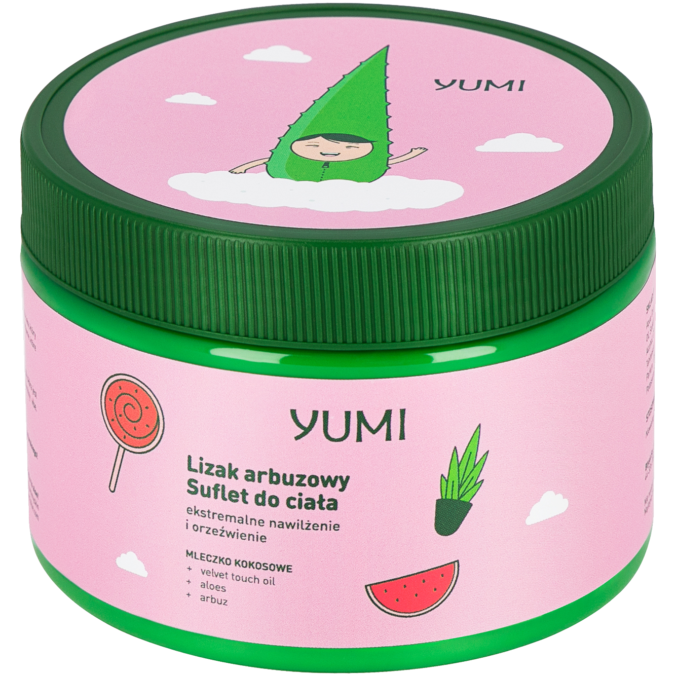 Yumi suflet do ciała arbuzowy lizak, 300 ml