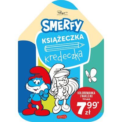 Kolorowanka Smerfy Książeczka kredeczka