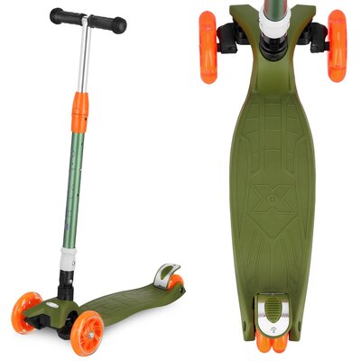 Hulajnoga dla dzieci SPOKEY Plier Zielono-pomarańczowy