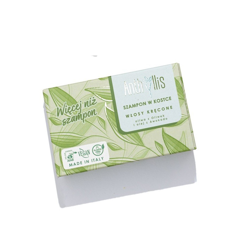 Anthyllis szampon w kostce do włosów kręconych, 80 g