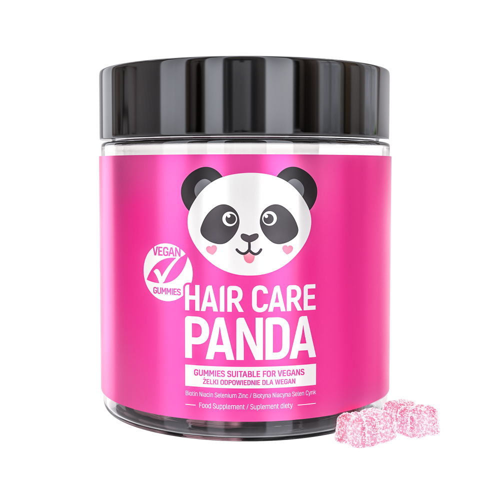 Noble Health Hair Care Panda suplement diety żelki, 300 g