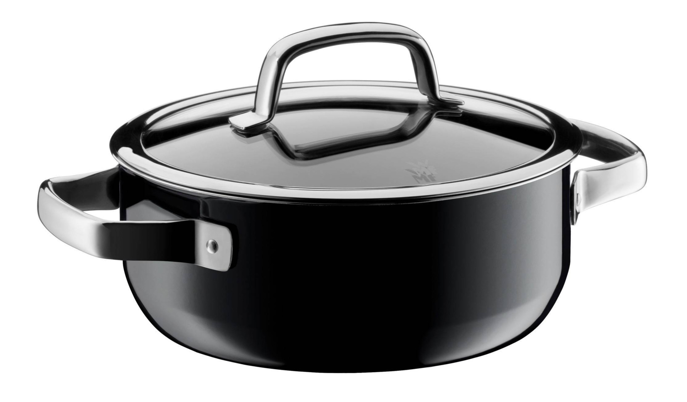 WMF - Garnek niski Fusiontec Mineral 20 cm Czarny