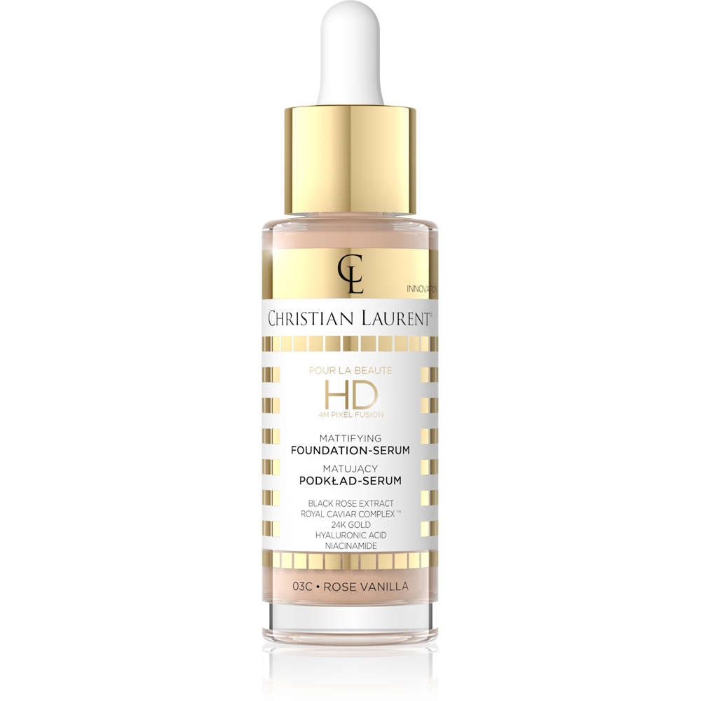 Christian Laurent HD podkład-serum do twarzy 03 rose vanilla, 30 ml