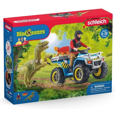 Zestaw figurek Ucieczka quadem przed welociraptorem SCHLEICH 41466