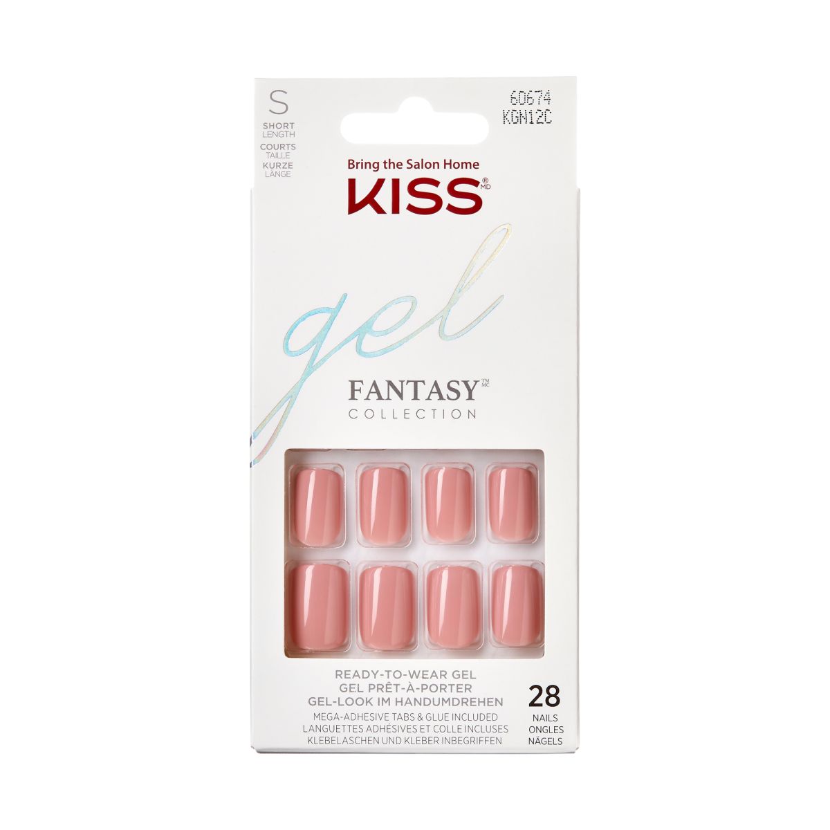 Kiss Gel Nails sztuczne paznokcie ribbons kgn12, 1 opak.