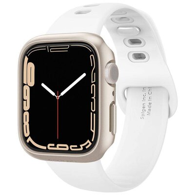 Etui SPIGEN Thin Fit do Apple Watch 7/8/9 (41 mm) Srebrny