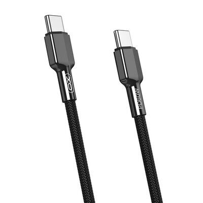 Kabel USB-C - USB-C XO NB183B 60W 1 m Czarny