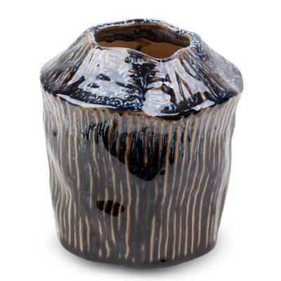 Wazon EUROFIRANY Alda 13 x 14 cm Granatowy