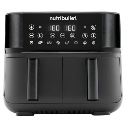 Air Fryer Frytkownica beztłuszczowa NUTRIBULLET Twin Drawer NBA081B 8l z podwójnym koszem