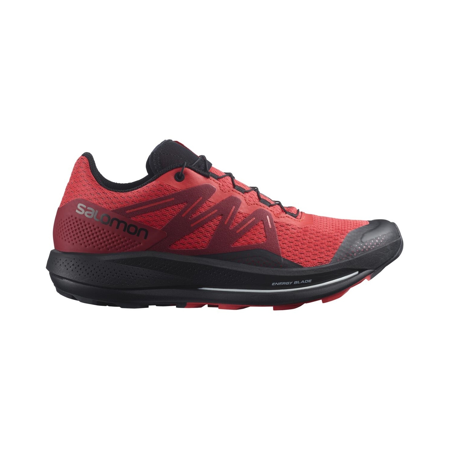 Męskie buty do biegania Salomon Pulsar Trail poppy red/biking red/black - 11