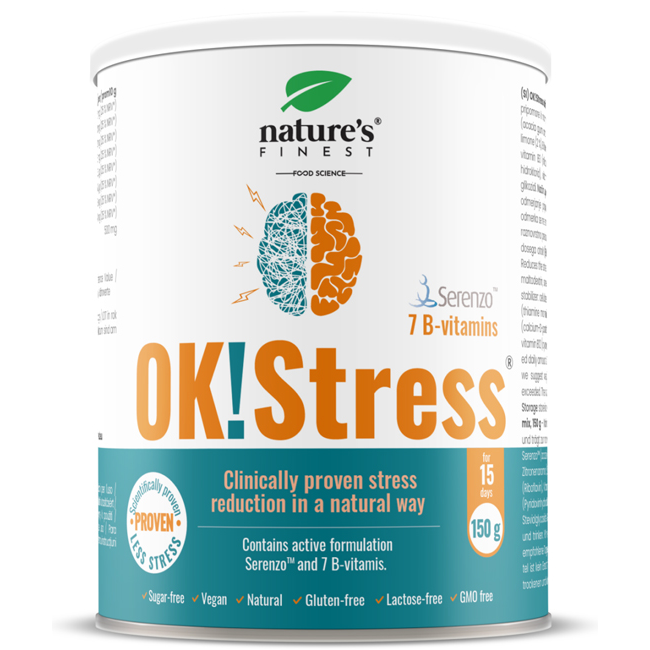 Nature's Finest Ok!Stress suplement diety, 150 g