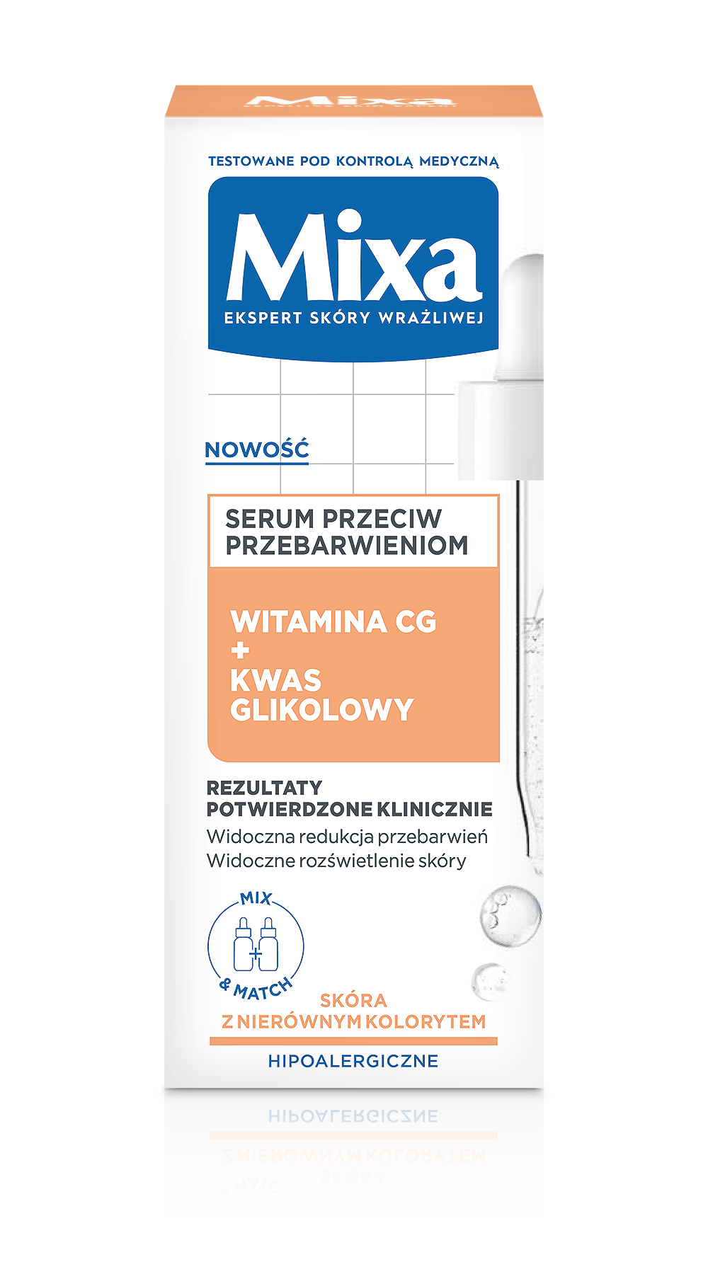 Mixa Lab serum na przebarwienia do twarzy, 30 ml