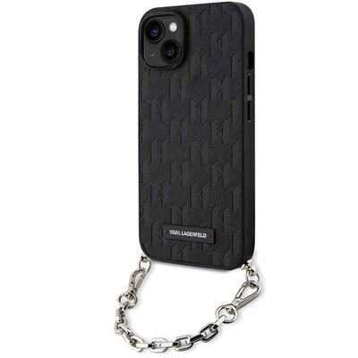 Etui KARL LAGERFELD Saffiano do Apple iPhone 14 Czarny