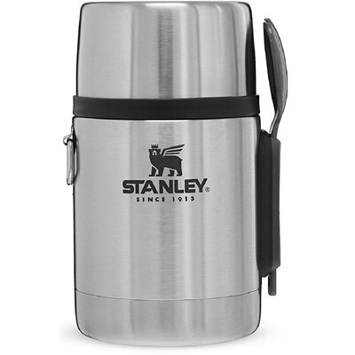 Termos na jedzenie STANLEY Adventure Srebrny 530 ml + Sztućce