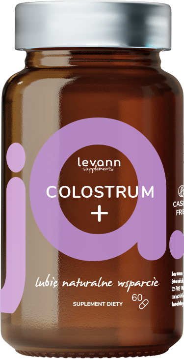 Levann Supplements Colostrum+ suplement diety, 60 kaps./1 opak.
