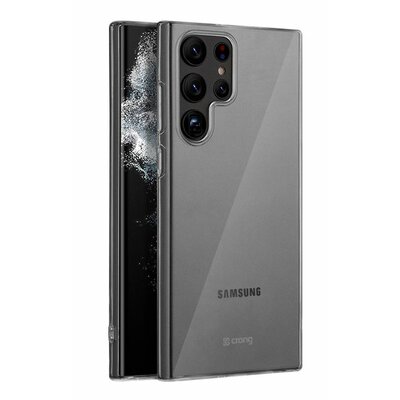 Etui CRONG Crystal Slim Cover do Samsung Galaxy S22 Ultra Przezroczysty