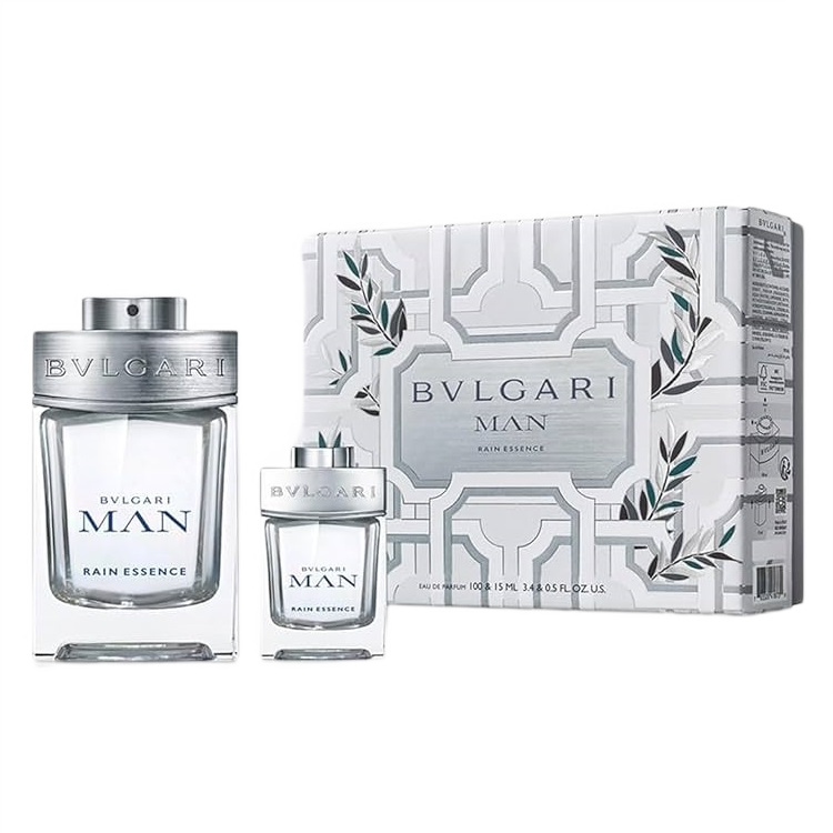 Bvlgari Man Rain Essence zestaw: woda perfumowana męska, 100 ml + woda perfumowana męska, 15 ml