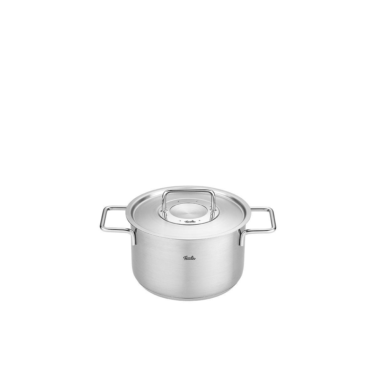 Fissler - Garnek 20 cm z metalową pokrywką Pure Collection