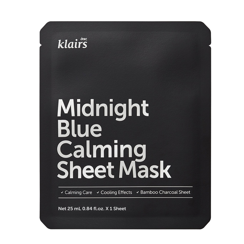 Dear Klairs Midnight Blue Calming Sheet Mask maseczka do twarzy w płacie, 25 ml