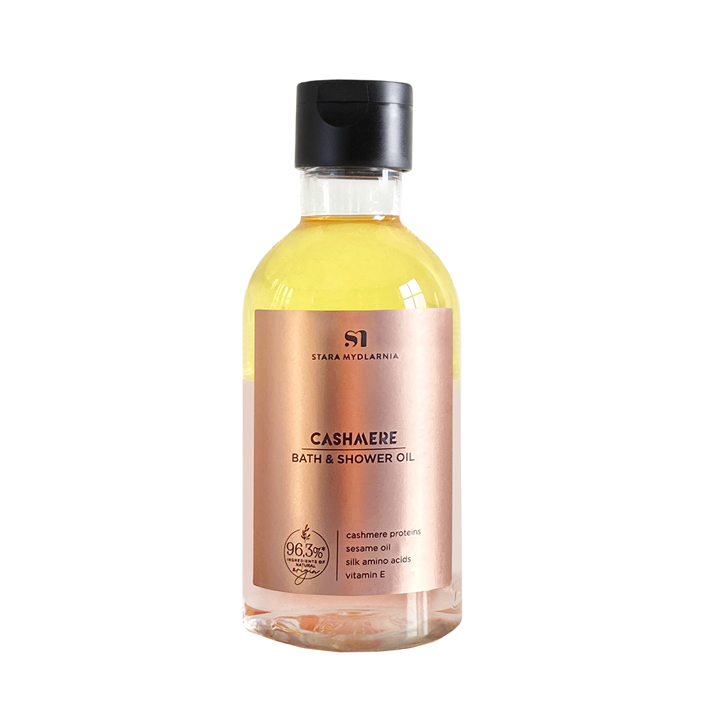 Stara Mydlarnia Cashmere aksamitny dwufazowy olejek do kąpieli, 250 ml
