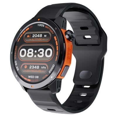 Smartwatch KIANO Watch Xtreme GPS Czarno-pomarańczowy