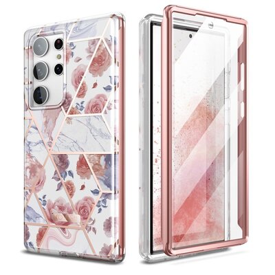 Etui TECH-PROTECT Velar do Samsung Galaxy S23 Ultra Marble