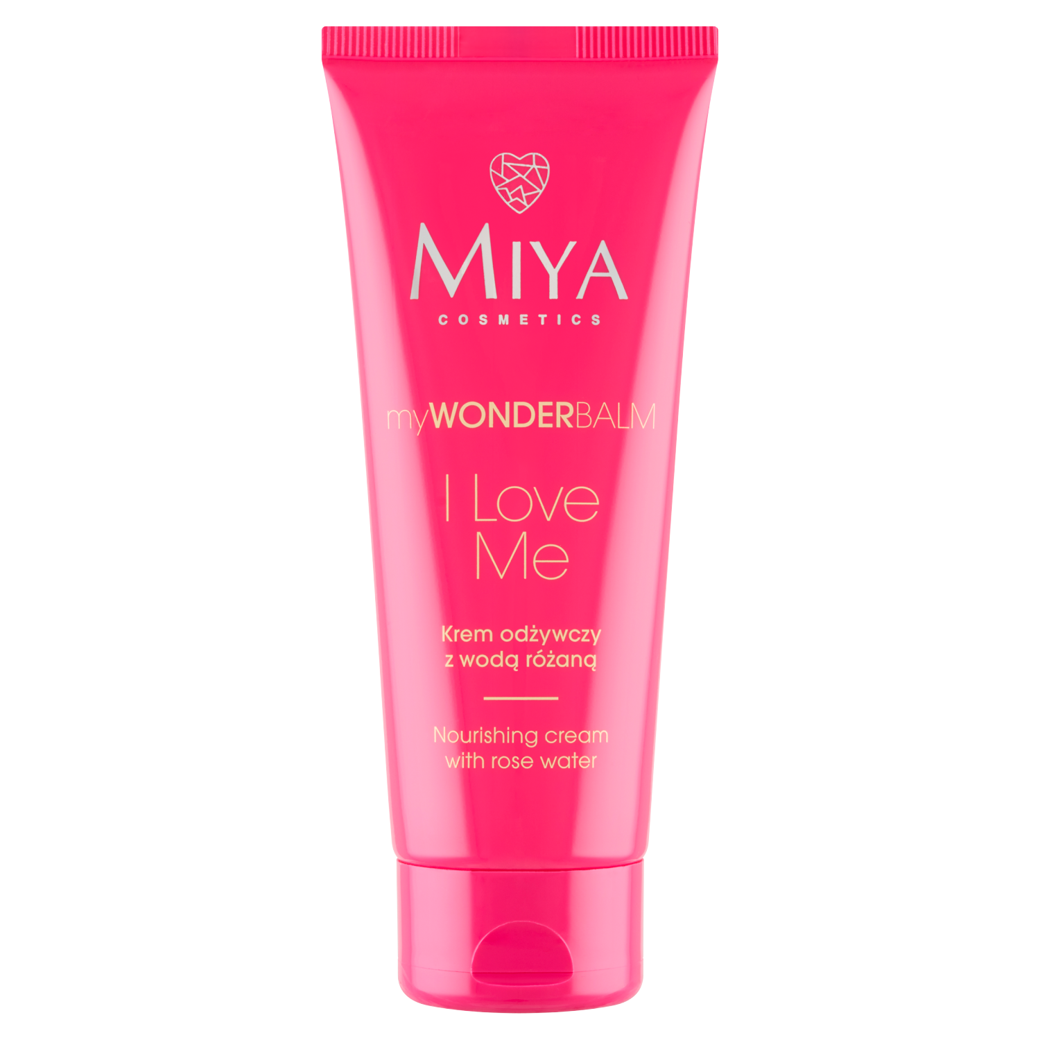 Miya Cosmetics MyWonderBalm I Love Me krem odżywczy z wodą różaną do twarzy, 75 ml
