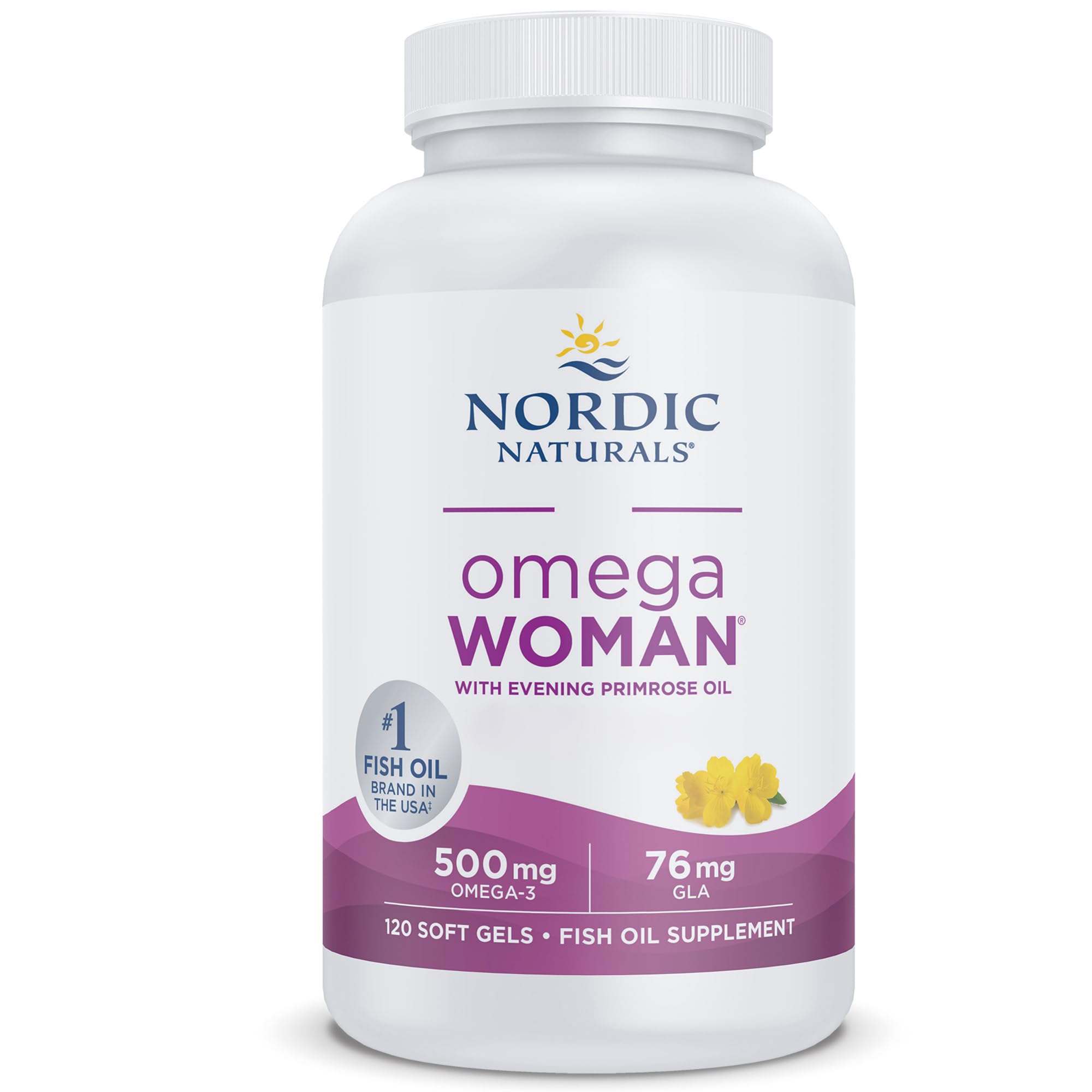 Nordic Naturals Omega Woman suplement diety, 500mg, 120 kaps./1 opak.