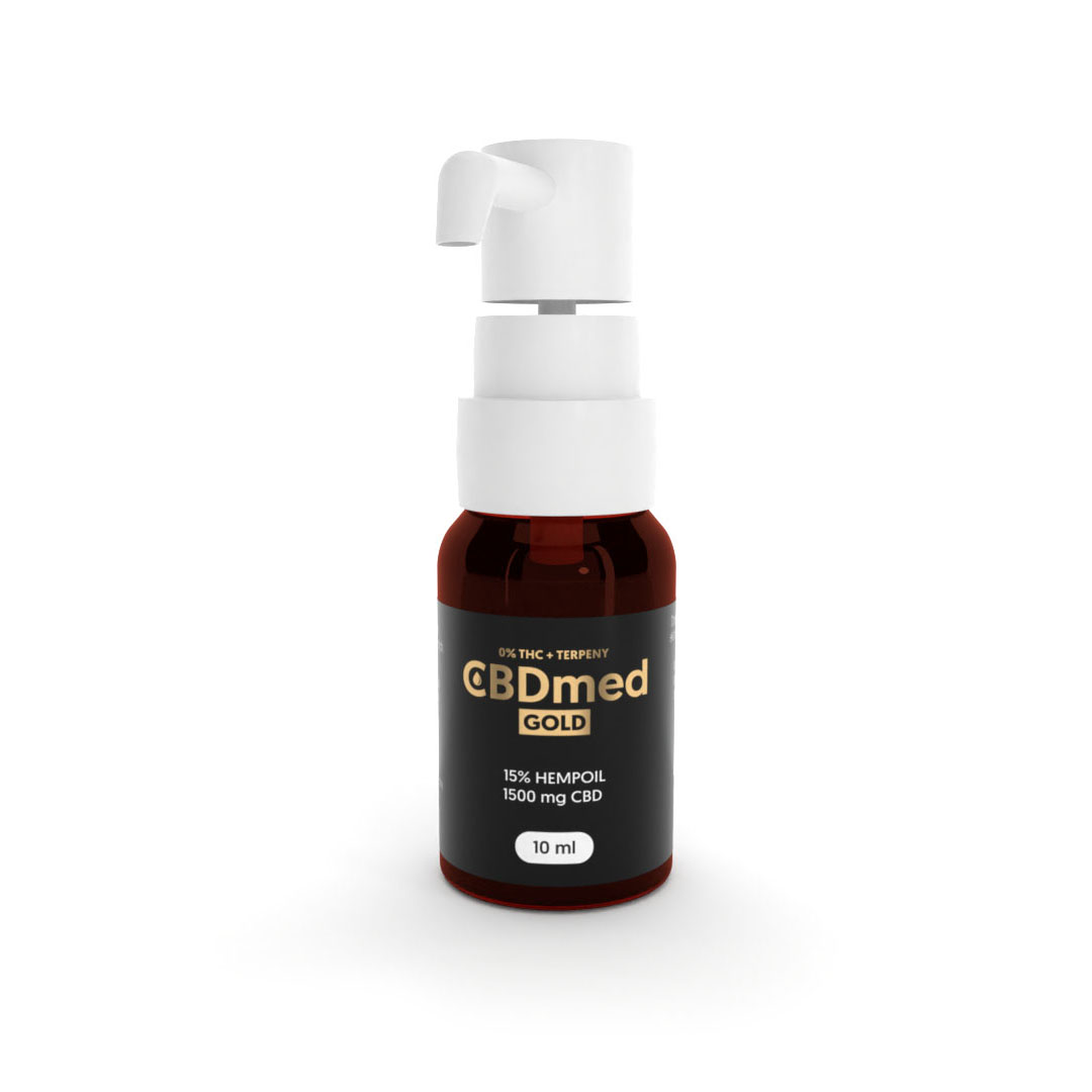 CBDmed Gold olej konopny 15% 1500mg CBD, 10 ml