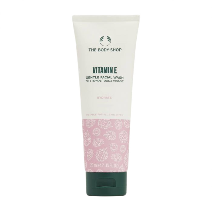 The Body Shop Vitamin E wegański delikatny żel do mycia twarzy, 125 ml