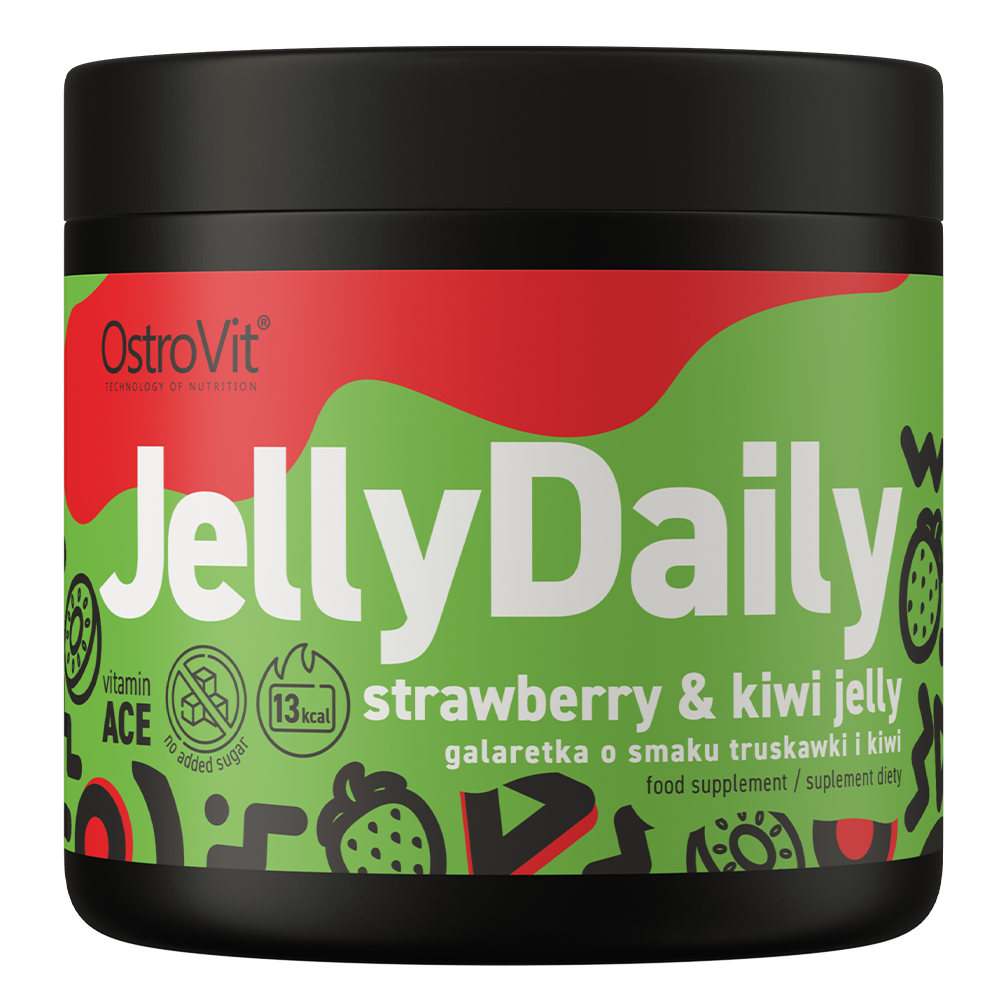 OstroVit Jelly Daily 350 g o smaku truskawki i kiwi